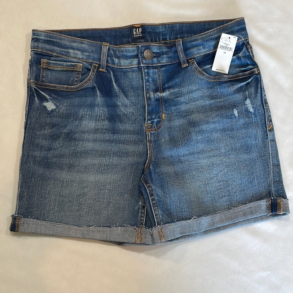 GAP KIDS Blue Stretch MIDI Short Adjustable waist Size 18